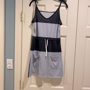 Sundress from Amazon- not for me - blk/grey with drawstring size small FUNYLIFE